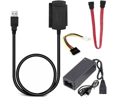 USB į SATA ATA IDE 2.5 3.5 adapteris / USB į SATA ATA IDE 2.5 3.5 adapteris