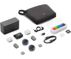 Vaizdo grotuvas DJI - Mic Mini 2 (2 siųstuvai + 1 imtuvas + įkrovimo dėklas)