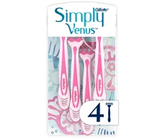 Venus - Simply Venus 3 vienkartiniai grandikliai - rožinė/balta - E