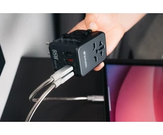 „Verbatim“ – „GaN III“ universalus kelioninis adapteris UTA-05 PD65W QC 4+