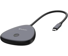 „Verbatim“ – „Share My Screen“ USB-C belaidis ekrano adapteris 4K su šakotuvu
