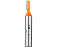 Vieno griovelio galinis freza, TCT, 3,96 x 11 mm, 8 mm kotas