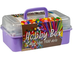 Hobby2You Violetinė dėžutė pomėgiams su maždaug 1700 detalių (736574)