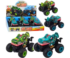 Lean Toys Žaislinis Dino visureigis šviesos garsai