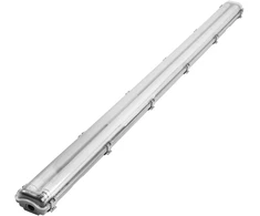 Orno VUMBI II T8 LED 2x22W dulkėms atsparus šviestuvas su T8 LED fluorescencinėmis lempomis, 4800lm, IP65, 4000K, 150 cm