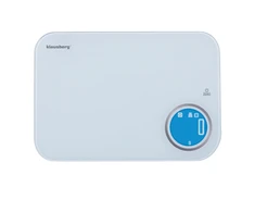 Virtuvinės svarstyklės Svarstyklės „Bluetooth“ virtuvės svarstyklės, dietinės, 5kg kalorijų analizės, grūdinto stiklo, „Klausberg“