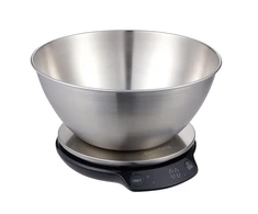 Virtuvinės svarstyklės King Hoff Svarstyklės Dietinės virtuvės svarstyklės su dubeniu, 1,8 l, „Bluetooth“, programėlė