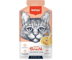 wanpy - Wanpy kačių mėsos sultinys su tunu ir lašiša 50g - 50g