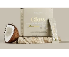 „Wellexir“ – vanilės skonio kavos plakiklis „Glow“, 30 pakelių dėžutė