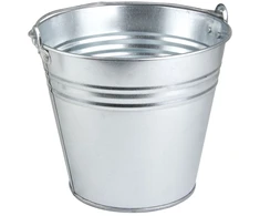 Metalinis konstrukcinis kibiras, cinkuotas, 10 l