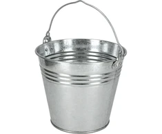 Metalinis konstrukcinis kibiras, cinkuotas, 5 l