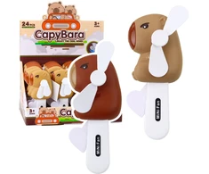 Lean Toys Vėjo malūnėlis su kapibaros motyvu, 14.5 cm