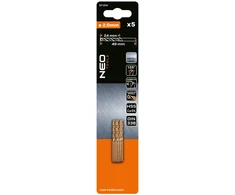 Wiertła HSS-Co 2,0 mm metalo grąžtai, 5 vnt.