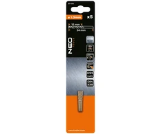 Wiertła HSS-Co metalo grąžtai 1,0 mm, 5 vnt.