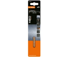Grąžtas Wiertła HSS-Co metalo grąžtai 1,5 mm, 5 vnt.