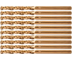 Wiertła HSS-Co metalo grąžtai 3,2 mm, 10 vnt.