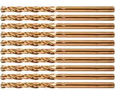 Grąžtas Wiertła HSS-Co metalo grąžtai 4,0 mm, 10 vnt.