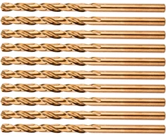 Grąžtas Wiertła HSS-Co metalo grąžtai 4,5 mm, 10 vnt.