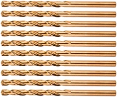 Grąžtas Wiertła HSS-Co metalo grąžtai 4,8 mm, 10 vnt.