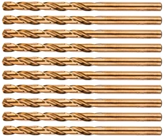 Grąžtas Wiertła HSS-Co metalo grąžtai 5,0 mm, 10 vnt.