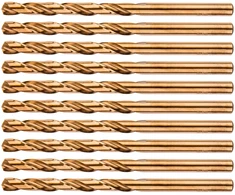 Grąžtas Wiertła HSS-Co metalo grąžtai 5,5 mm, 10 vnt.