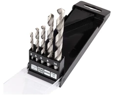Grąžtas Wiertła HSS metalo grąžtai, 4–10 mm, 5 vnt. rinkinys