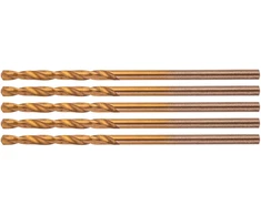 Wiertła HSS-TiN metalo grąžtai 1,5 mm, 5 vnt.