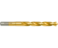 Wiertło Baildon DIN 338 RN 10 mm HSS TiN (S) metalo grąžtas, 133–87 mm (3 plokštumų kotas)