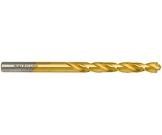 Wiertło Baildon DIN 338 RN 5 mm metalo grąžtas, HSS TiN (S), 86–52 mm (3 plokštumų kotas)