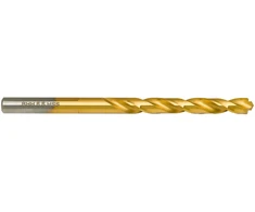 Wiertło Baildon DIN 338 RN 5,5 mm HSS TiN (S) metalo grąžtas, 93–57 mm (3 plokščių kotų)