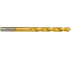 Wiertło Baildon DIN 338 RN 6 mm metalo grąžtas, HSS TiN (S), 93–57 mm (3 plokštumų kotas)