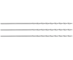 Wiertło HSS metalo grąžtas, DIN 340, prailgintas, 1 mm, 3 vnt.