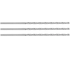 Wiertło HSS metalo grąžtas, DIN 340, prailgintas, 2 mm, 3 vnt.