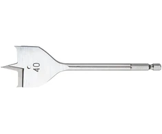 Wiertło Medienos kastuvo formos grąžtas, 40 x 152 mm