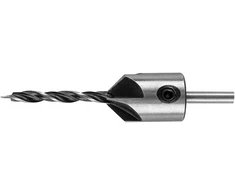 Wiertło Medienos grąžtas su gilinimo freza (Chamfer) GRAPHITE, 4/16 mm