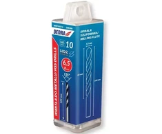 Grąžtas Dedra Grtas metalui 10 vnt HSS DIN338 65x101mm