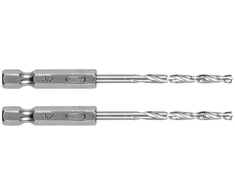 Wiertło Šešiakampis metalinis grąžtas 3,2 mm, 2 vnt.