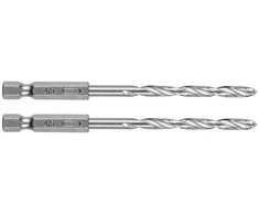 Wiertło Šešiakampis metalinis grąžtas 4,5 mm, 2 vnt.