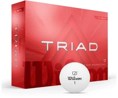 Wilson – 2025 Triad golfo kamuoliukai – balti – 12 vnt. pakuotėje