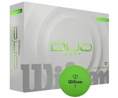 Wilson DUO minkštas golfo kamuoliukas – žalias – 12 kamuoliukų