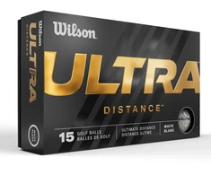 Wilson golfo kamuoliukai Ultra Baltas, 15 vnt. pakuotėje