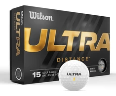 Wilson golfo kamuoliukai Ultra Baltas, 15 vnt. pakuotėje