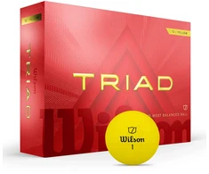Wilson - Triad golfo kamuoliukas geltonas, 12 kamuoliukų