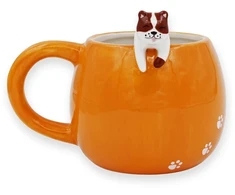 Winkee - Puodelis - Šuo, augintinių draugas - oranžinis