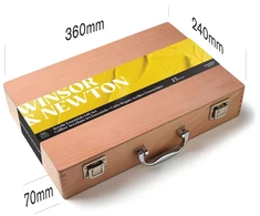 „Winsor Newton“ – „Galeria“ akrilinių medinių dažų rinkinys, 8 x 60 ml + priedai (839986)