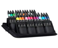 Winsor &amp; Newton - Teptukų rinkinys - Studentams, dizaineriams - 24 vnt. + dėklas