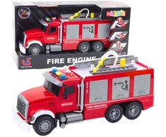 Lean Toys Interaktyvus Gaisrinės Automobilis su Vandens Funkcija