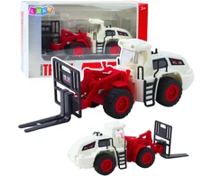 Lean Toys Vaikiškas krautuvas su metalinėmis šakėmis ir šviesos bei garso efektais