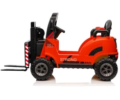 Lean Cars Vienvietis vaikiškas elektromobilis Forklift WH101, raudonas