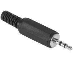 Wtyk Jack 2.5 stereo plastikinis Cabletech kištukas